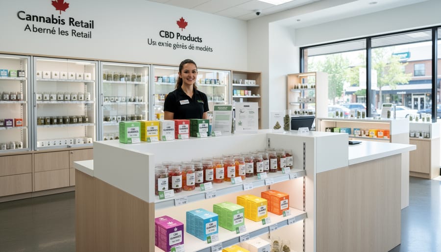 Exterior view of a Canadian licensed cannabis retail storefront